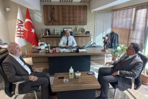 Ak Parti Şahinbey İlçe Başkanı'nın Oda Başkanımıza Ziyareti