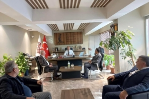 Ak Parti Şahinbey İlçe Başkanı'nın Oda Başkanımıza Ziyareti