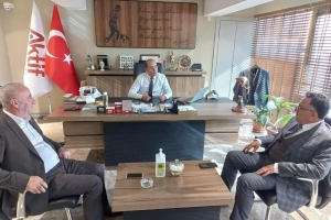 Ak Parti Şahinbey İlçe Başkanı'nın Oda Başkanımıza Ziyareti