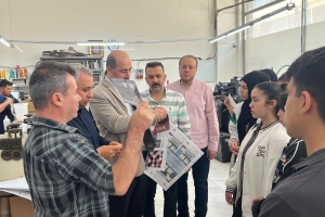 Meslek Lisesi Öğrencilerine Uygulamalı İşyeri Gezisi